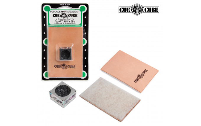 Губка для чистки и полировки кия Shaft Slicker и инструмент для обработки наклейки Cue Cube Губка для чистки и полировки кия Shaft Slicker и инструмент для обработки наклейки Cue Cube