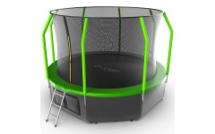 Батут EVO JUMP Cosmo 12ft (Green) + Lower net